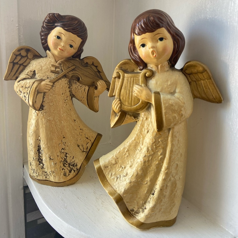 Vintage Angel Figurines Parma Japan